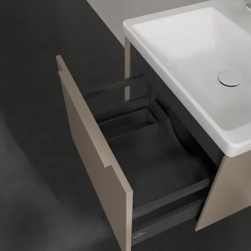 Obrázek VILLEROY BOCH Subway 3.0 Vanity unit, 1 zásuvka, 572 x 429 x 478 mm, taupe #C57702VM