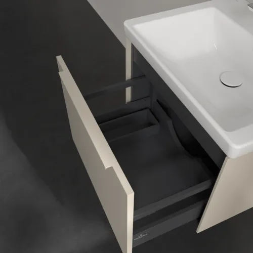 Bild von VILLEROY BOCH Subway 3.0 Waschbeckenunterschrank, 1 Auszug, 572 x 429 x 478 mm, Cashmere Grey #C57702VN
