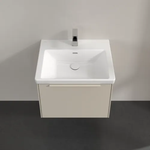 Bild von VILLEROY BOCH Subway 3.0 Waschbeckenunterschrank, 1 Auszug, 572 x 429 x 478 mm, Cashmere Grey #C57702VN
