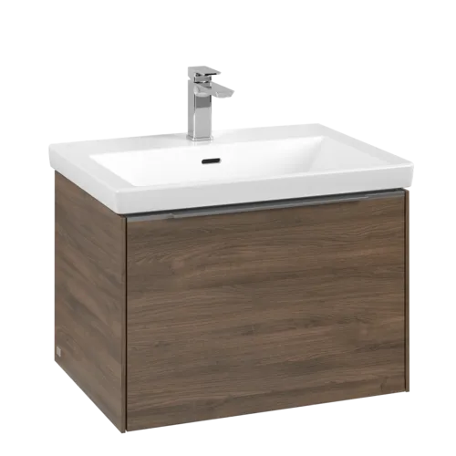Bild von VILLEROY BOCH Subway 3.0 Waschbeckenunterschrank, mit Beleuchtung, 1 Auszug, 622 x 429 x 478 mm, Arizona Oak #C575L0VH