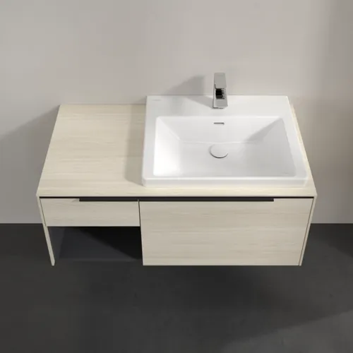 Bild von VILLEROY BOCH Subway 3.0 Waschbeckenunterschrank, 2 Auszüge, 1001 x 423 x 516 mm, White Oak / White Oak #C57101AA