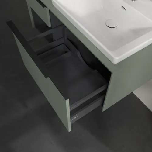 Bild von VILLEROY BOCH Subway 3.0 Waschbeckenunterschrank, 2 Auszüge, 1001 x 423 x 516 mm, Soft Green / Soft Green #C57101AF