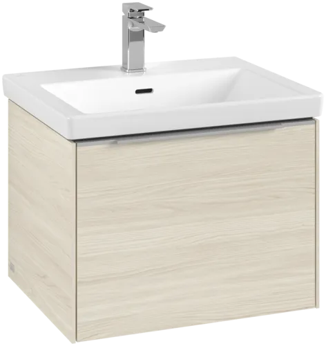 Bild von VILLEROY BOCH Subway 3.0 Waschbeckenunterschrank, mit Beleuchtung, 1 Auszug, 572 x 429 x 478 mm, White Oak #C577L0AA