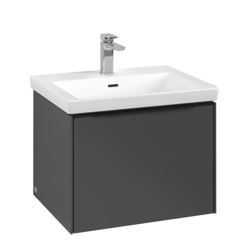 Bild von VILLEROY BOCH Subway 3.0 Waschbeckenunterschrank, 1 Auszug, 572 x 429 x 478 mm, Graphite #C57701VR