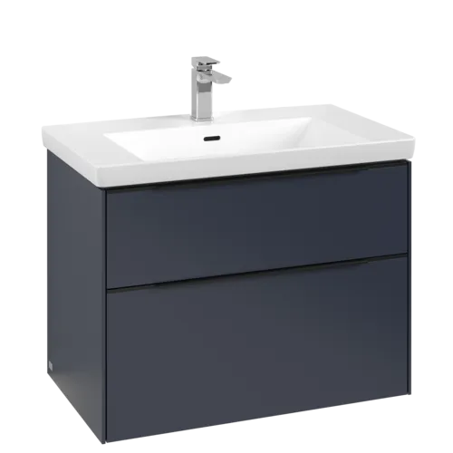 Bild von VILLEROY BOCH Subway 3.0 Waschbeckenunterschrank, mit Beleuchtung, 2 Auszüge, 772 x 576 x 478 mm, Marine Blue #C574L1VQ
