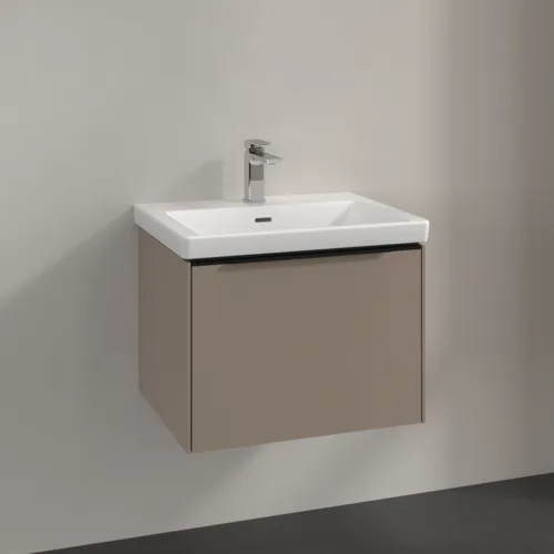 Bild von VILLEROY BOCH Subway 3.0 Waschbeckenunterschrank, 1 Auszug, 572 x 429 x 478 mm, Taupe #C57701VM