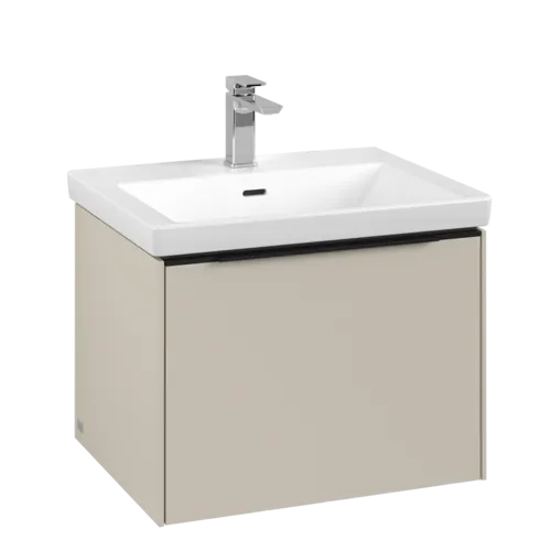 Bild von VILLEROY BOCH Subway 3.0 Waschbeckenunterschrank, 1 Auszug, 572 x 429 x 478 mm, Cashmere Grey #C57701VN
