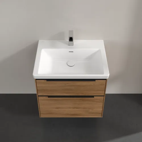 Bild von VILLEROY BOCH Subway 3.0 Waschbeckenunterschrank, 2 Auszüge, 622 x 576 x 478 mm, Kansas Oak #C57601RH