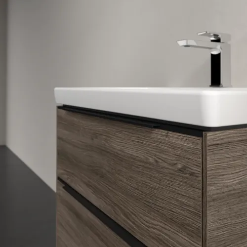Bild von VILLEROY BOCH Subway 3.0 Waschbeckenunterschrank, 2 Auszüge, 622 x 576 x 478 mm, Stone Oak #C57601RK