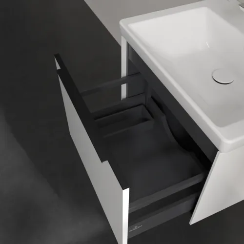 Bild von VILLEROY BOCH Subway 3.0 Waschbeckenunterschrank, 1 Auszug, 572 x 429 x 478 mm, Pure White #C57701VF