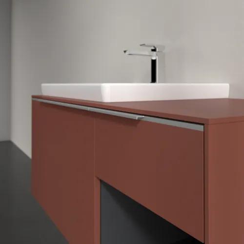 Bild von VILLEROY BOCH Subway 3.0 Waschbeckenunterschrank, 2 Auszüge, 1001 x 423 x 516 mm, Wine Red / Wine Red #C57200AH