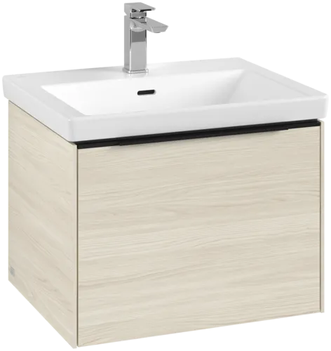 Bild von VILLEROY BOCH Subway 3.0 Waschbeckenunterschrank, mit Beleuchtung, 1 Auszug, 572 x 429 x 478 mm, White Oak #C577L1AA