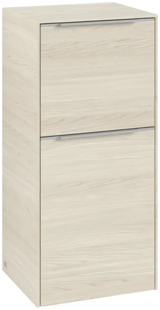 Bild von VILLEROY BOCH Subway 3.0 Seitenschrank, 1 Auszug, 1 Tür, 400 x 860 x 362 mm, White Oak / White Oak #C59500AA