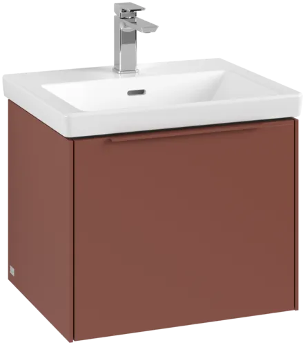 Bild von VILLEROY BOCH Subway 3.0 Waschbeckenunterschrank, 1 Auszug, 523 x 429 x 448 mm, Wine Red #C57902AH