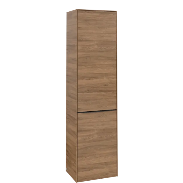 Bild von VILLEROY BOCH Subway 3.0 Hochschrank, 1 Tür, 1 Wäscheklappe, 450 x 1710 x 362 mm, Kansas Oak / Kansas Oak #C59201RH