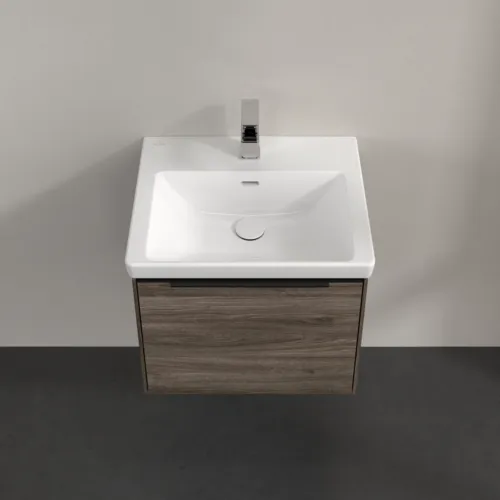Bild von VILLEROY BOCH Subway 3.0 Waschbeckenunterschrank, mit Beleuchtung, 1 Auszug, 523 x 429 x 448 mm, Stone Oak #C579L1RK