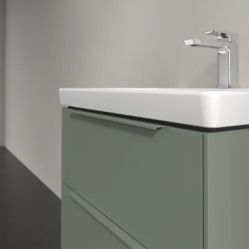 Bild von VILLEROY BOCH Subway 3.0 Waschbeckenunterschrank, 2 Auszüge, 572 x 576 x 478 mm, Soft Green #C57802AF