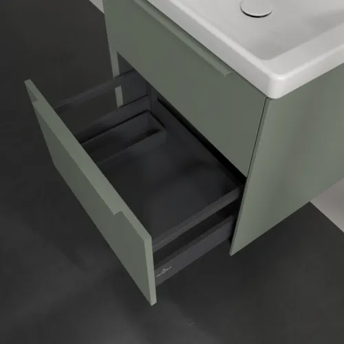 Bild von VILLEROY BOCH Subway 3.0 Waschbeckenunterschrank, 2 Auszüge, 572 x 576 x 478 mm, Soft Green #C57802AF