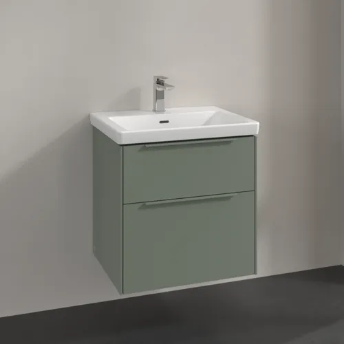 Bild von VILLEROY BOCH Subway 3.0 Waschbeckenunterschrank, 2 Auszüge, 572 x 576 x 478 mm, Soft Green #C57802AF