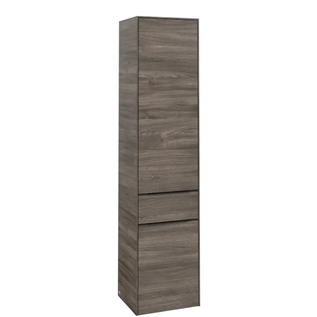 Bild von VILLEROY BOCH Subway 3.0 Hochschrank, 2 Türen, 1 Auszug, 400 x 1710 x 362 mm, Stone Oak / Stone Oak #C59101RK
