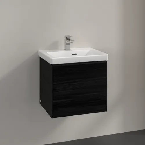 Bild von VILLEROY BOCH Subway 3.0 Waschbeckenunterschrank, 1 Auszug, 473 x 429 x 408 mm, Black Oak #C58001AB