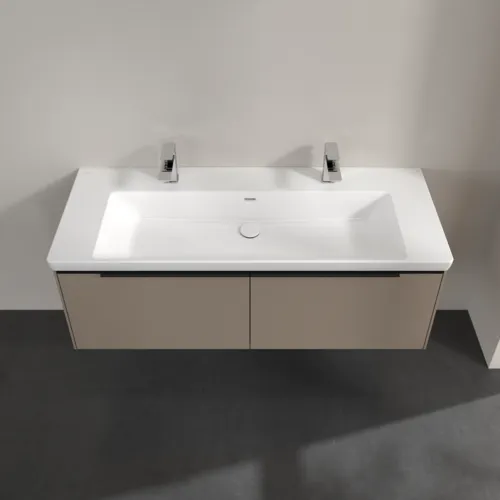 Bild von VILLEROY BOCH Subway 3.0 Waschbeckenunterschrank, 2 Auszüge, 1272 x 429 x 478 mm, Taupe #C60101VM
