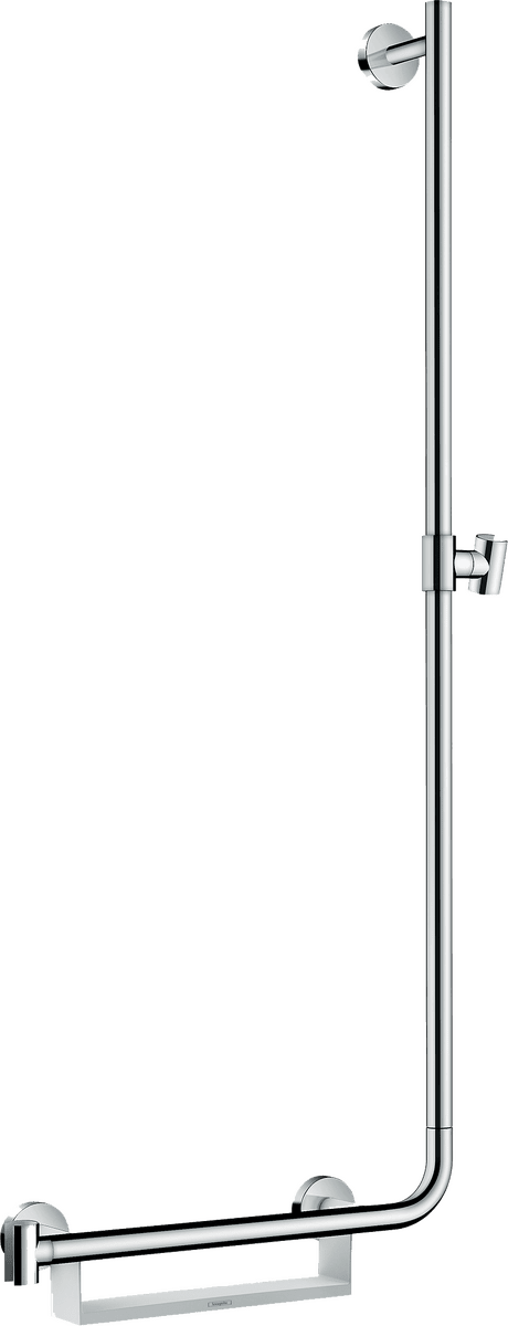 Bild von HANSGROHE Unica Brausestange Comfort 110 cm rechts #26404400 - Weiß/Chrom