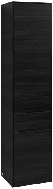 Bild von VILLEROY BOCH Subway 3.0 Hochschrank, 2 Türen, 1 Auszug, 400 x 1710 x 362 mm, Black Oak / Black Oak #C59001AB