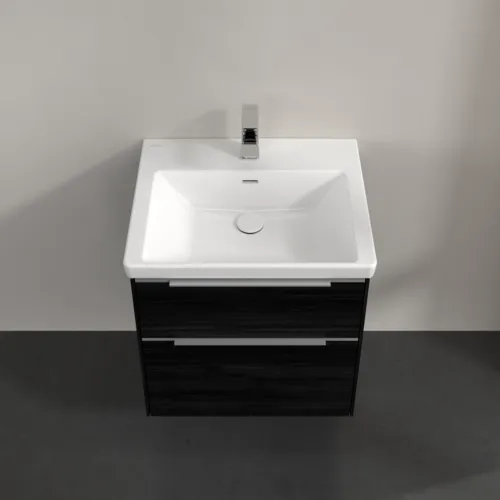 Bild von VILLEROY BOCH Subway 3.0 Waschbeckenunterschrank, 2 Auszüge, 572 x 576 x 478 mm, Black Oak #C57800AB