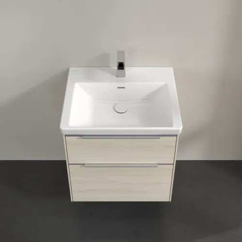 Bild von VILLEROY BOCH Subway 3.0 Waschbeckenunterschrank, 2 Auszüge, 572 x 576 x 478 mm, White Oak #C57800AA