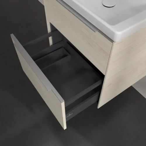 Bild von VILLEROY BOCH Subway 3.0 Waschbeckenunterschrank, 2 Auszüge, 572 x 576 x 478 mm, White Oak #C57800AA