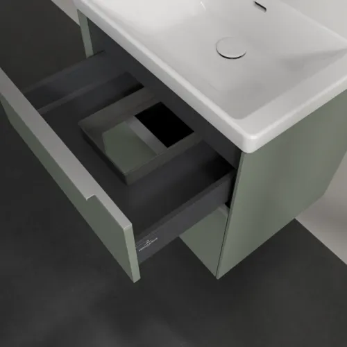 Bild von VILLEROY BOCH Subway 3.0 Waschbeckenunterschrank, 2 Auszüge, 572 x 576 x 478 mm, Soft Green #C57800AF