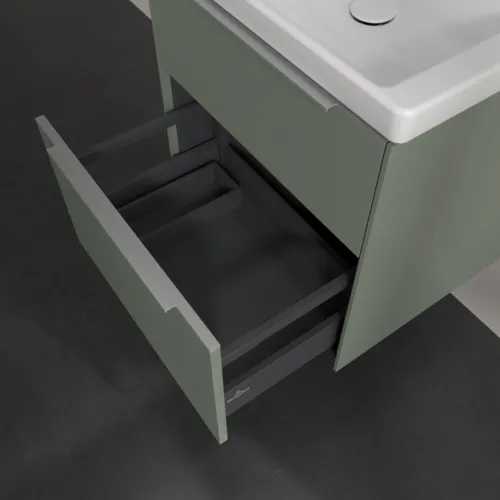 Bild von VILLEROY BOCH Subway 3.0 Waschbeckenunterschrank, 2 Auszüge, 572 x 576 x 478 mm, Soft Green #C57800AF