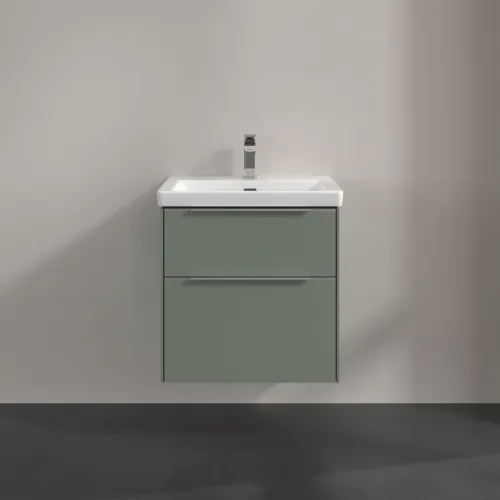 Bild von VILLEROY BOCH Subway 3.0 Waschbeckenunterschrank, 2 Auszüge, 572 x 576 x 478 mm, Soft Green #C57800AF