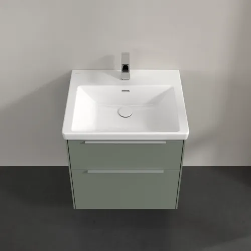 Bild von VILLEROY BOCH Subway 3.0 Waschbeckenunterschrank, 2 Auszüge, 572 x 576 x 478 mm, Soft Green #C57800AF