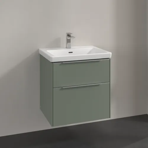Bild von VILLEROY BOCH Subway 3.0 Waschbeckenunterschrank, 2 Auszüge, 572 x 576 x 478 mm, Soft Green #C57800AF
