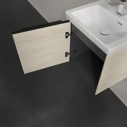Bild von VILLEROY BOCH Subway 3.0 Waschbeckenunterschrank, 1 Tür, 423 x 429 x 378 mm, White Oak #C58101AA
