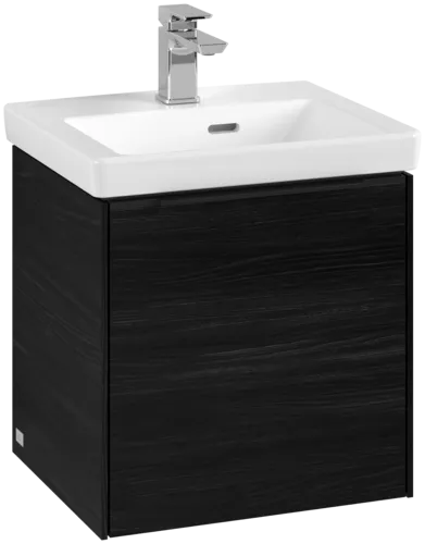 Bild von VILLEROY BOCH Subway 3.0 Waschbeckenunterschrank, 1 Tür, 423 x 429 x 378 mm, Black Oak #C58101AB
