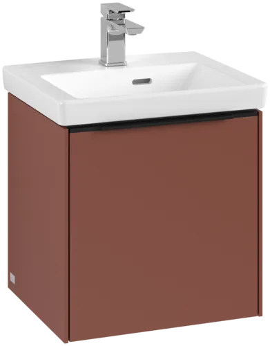 Bild von VILLEROY BOCH Subway 3.0 Waschbeckenunterschrank, 1 Tür, 423 x 429 x 378 mm, Wine Red #C58101AH