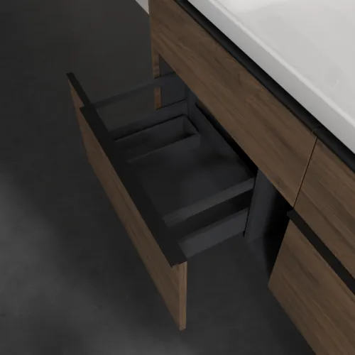 Bild von VILLEROY BOCH Subway 3.0 Waschbeckenunterschrank, 4 Auszüge, 1272 x 576 x 478 mm, Arizona Oak #C60201VH