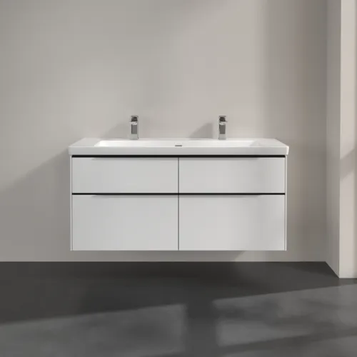 Bild von VILLEROY BOCH Subway 3.0 Waschbeckenunterschrank, 4 Auszüge, 1272 x 576 x 478 mm, Pure White #C60201VF