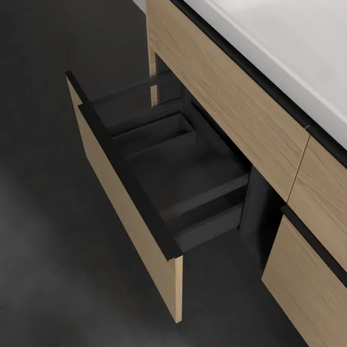 Bild von VILLEROY BOCH Subway 3.0 Waschbeckenunterschrank, 4 Auszüge, 1272 x 576 x 478 mm, Nordic Oak #C60201VJ