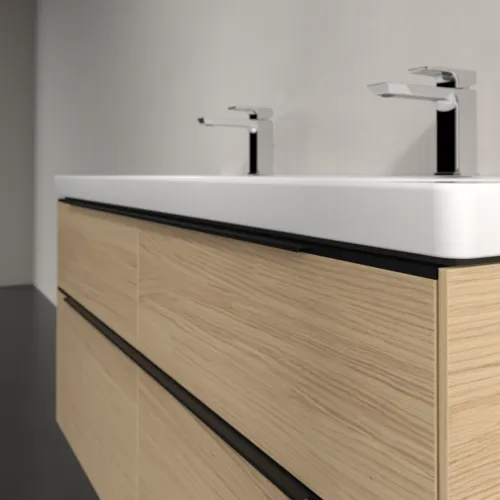 Bild von VILLEROY BOCH Subway 3.0 Waschbeckenunterschrank, 4 Auszüge, 1272 x 576 x 478 mm, Nordic Oak #C60201VJ
