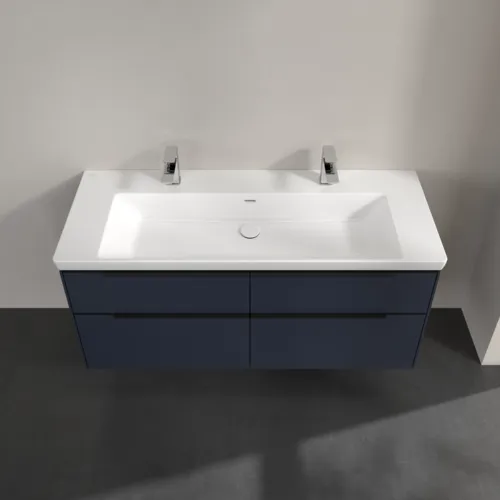 Bild von VILLEROY BOCH Subway 3.0 Waschbeckenunterschrank, 4 Auszüge, 1272 x 576 x 478 mm, Marine Blue #C60201VQ