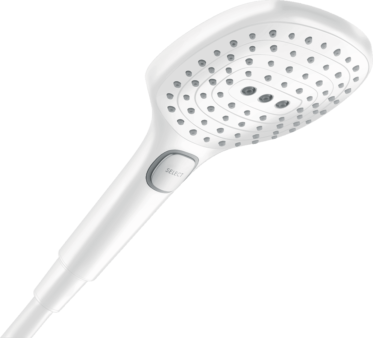 Bild von HANSGROHE Raindance Select E Handbrause 120 3jet PowderRain EcoSmart #28728700 - Mattweiß