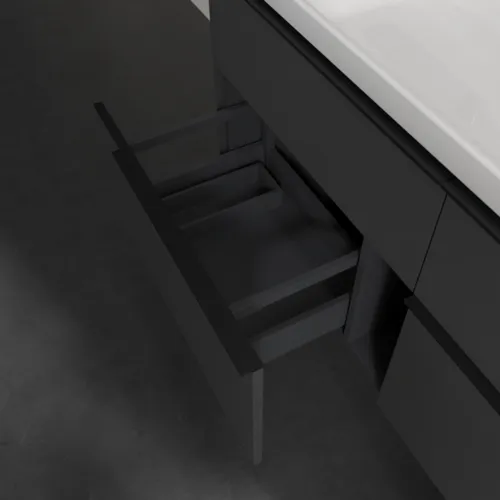 Bild von VILLEROY BOCH Subway 3.0 Waschbeckenunterschrank, 4 Auszüge, 1272 x 576 x 478 mm, Graphite #C60201VR