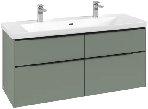 Bild von VILLEROY BOCH Subway 3.0 Waschbeckenunterschrank, 4 Auszüge, 1272 x 576 x 478 mm, Soft Green #C60201AF