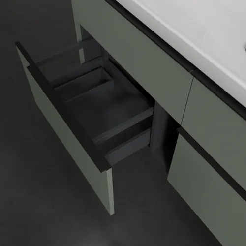 Bild von VILLEROY BOCH Subway 3.0 Waschbeckenunterschrank, 4 Auszüge, 1272 x 576 x 478 mm, Soft Green #C60201AF