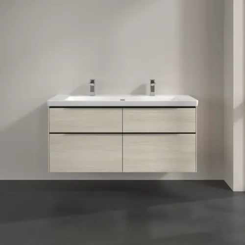Bild von VILLEROY BOCH Subway 3.0 Waschbeckenunterschrank, 4 Auszüge, 1272 x 576 x 478 mm, White Oak #C60201AA