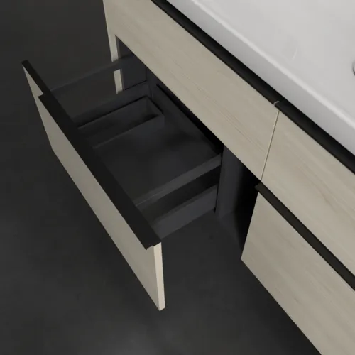 Bild von VILLEROY BOCH Subway 3.0 Waschbeckenunterschrank, 4 Auszüge, 1272 x 576 x 478 mm, White Oak #C60201AA